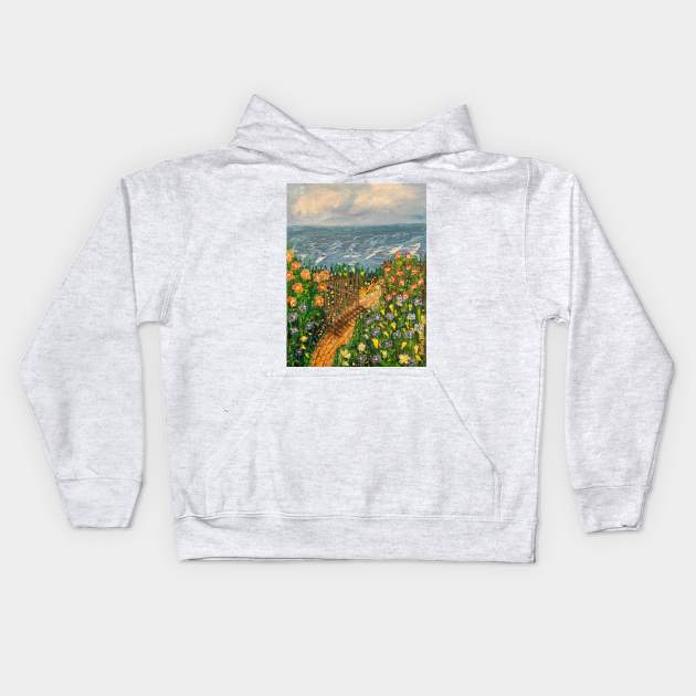 California Dreamin Kids Hoodie by Shaky Ruthie's Art from the Heart